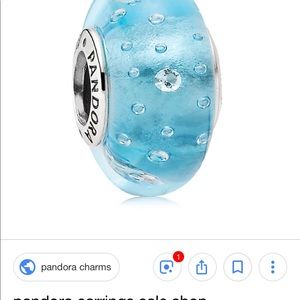 Blue effervescence charm